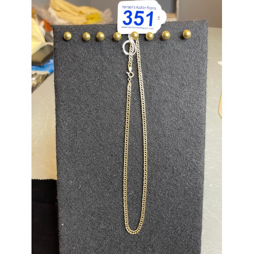 351 - 9ct Gold necklace 7.2g