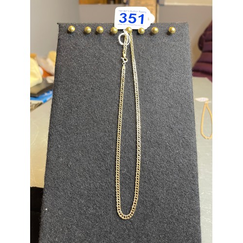 351 - 9ct Gold necklace 7.2g