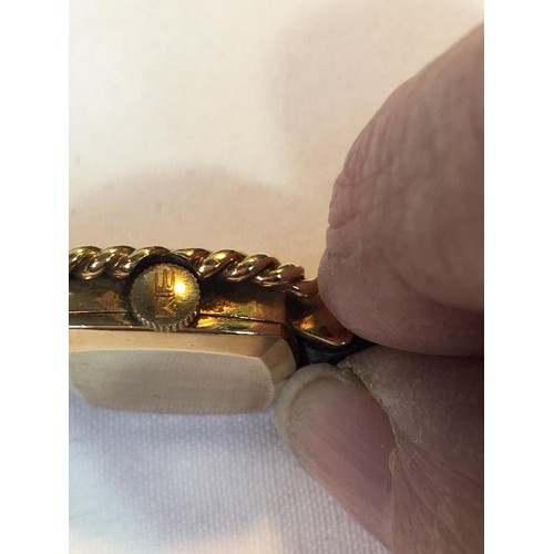 393 - 9ct Gold ladies watch 'Roy king'