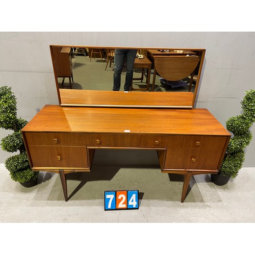 724 - McIntosh mid century teak dressing table