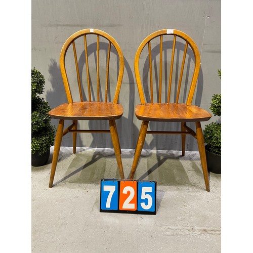 725 - 2 Ercol chairs