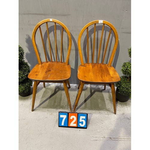 725 - 2 Ercol chairs