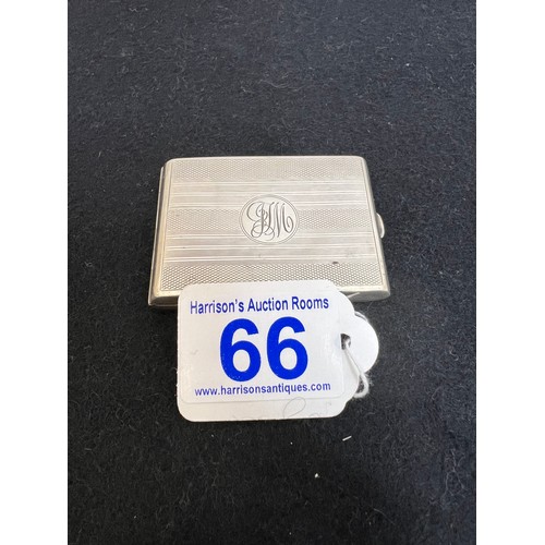 66 - Silver card case 41g