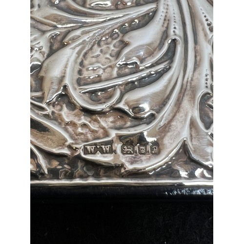 94 - Silver front address book