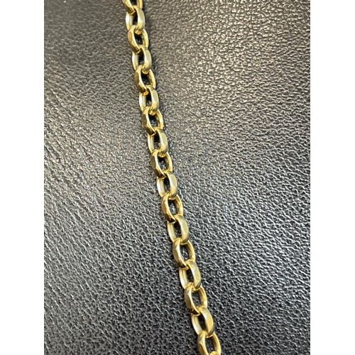 175 - 9ct gold belcher chain 12.2g