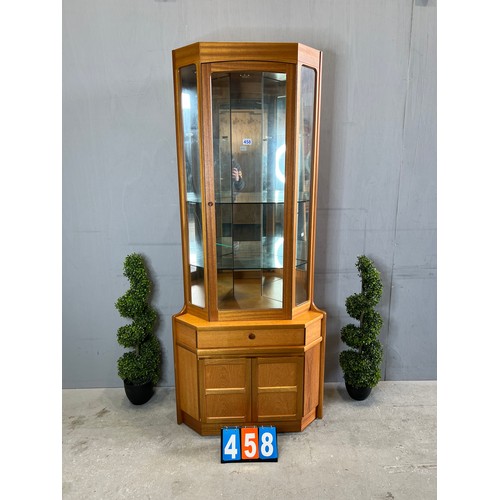 458 - Mid century Nathan teak corner cabinet