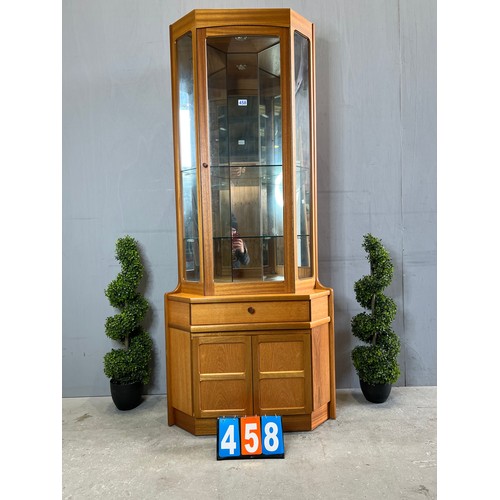 458 - Mid century Nathan teak corner cabinet