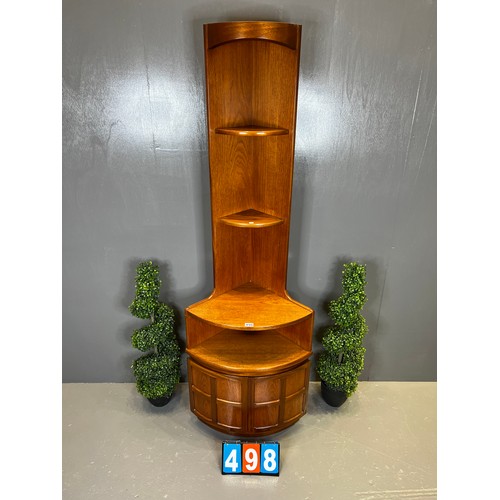 498 - Nathan teak corner unit