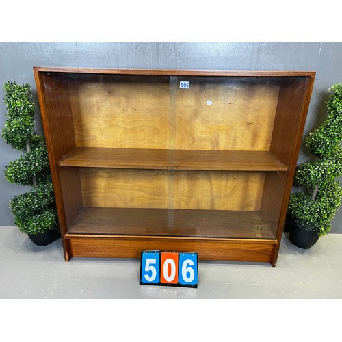 506 - Teak mid century bookcase