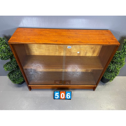 506 - Teak mid century bookcase