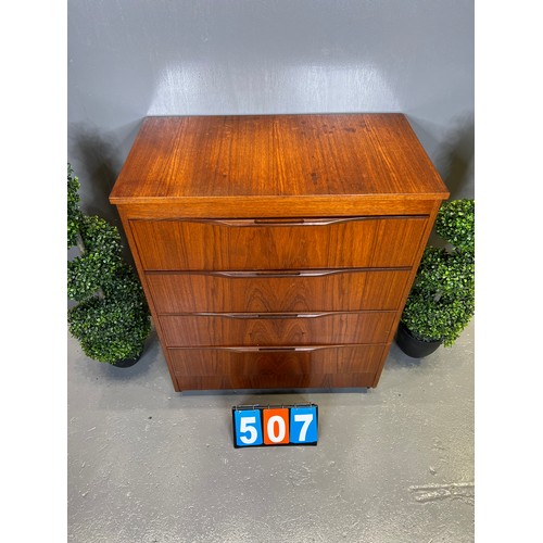 507 - Chest of 4 drawers mid century J.s sakol design