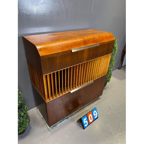 509 - Art deco design radio gram