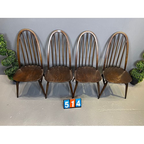 514 - 4 Ercol Quaker chairs