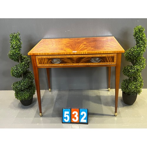 532 - Regency design inlaid desk