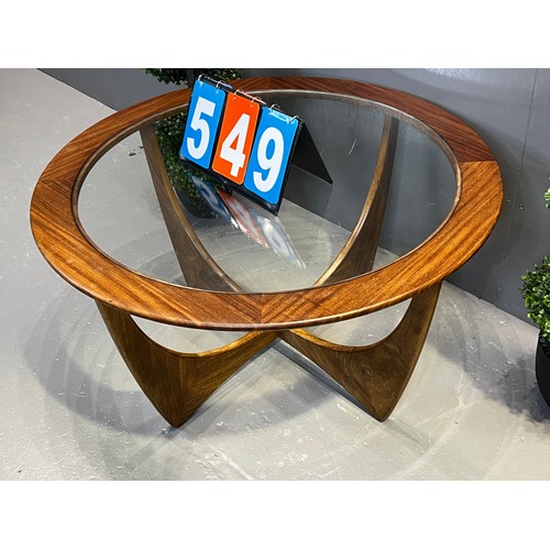 549 - G-plan astro coffee table teak