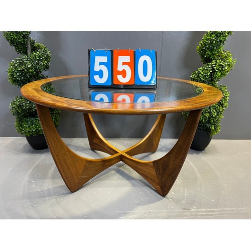 550 - G-plan astro coffee table teak