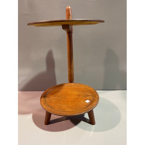 38 - Retro teak 2 tier coffee table