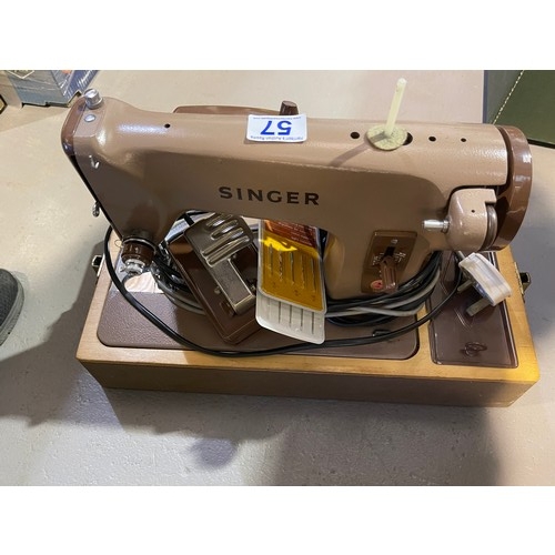 57 - Early electric sewing machine