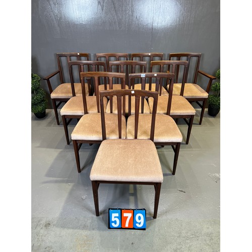 579 - 10x A younger dining chairs