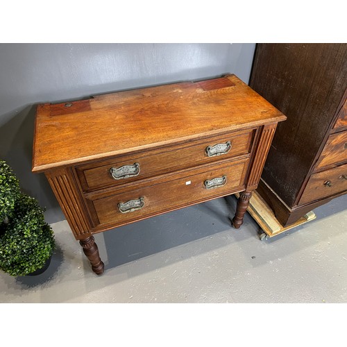 583 - Georgian mahogany chest A/F