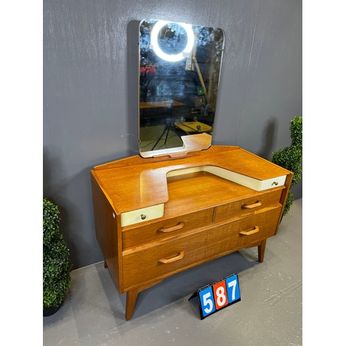 587 - G-plan retro dressing table