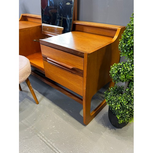 595 - Rare mid century teak dressing table rare model (in Danish style)