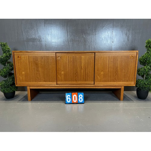 608 - Mobler mid century Danish teak sideboard