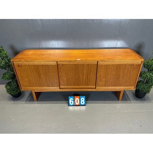 608 - Mobler mid century Danish teak sideboard