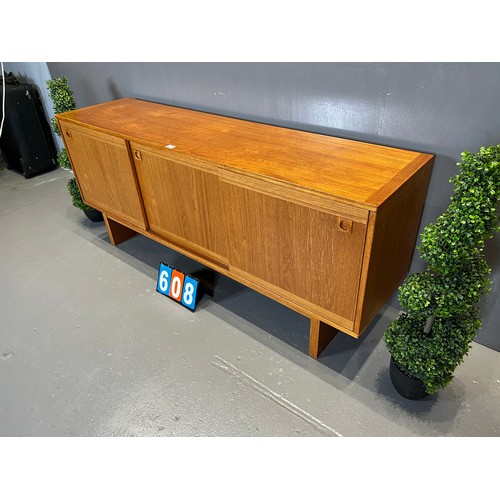 608 - Mobler mid century Danish teak sideboard