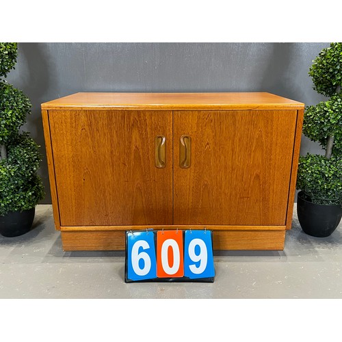 609 - G-plan 2 door cabinet