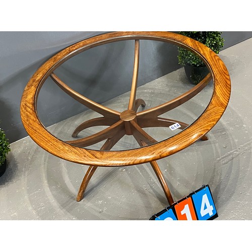 614 - G-plan spider coffee table (rare design)