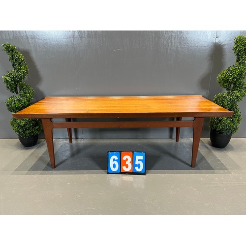 635 - France & sons Danish teak coffee table