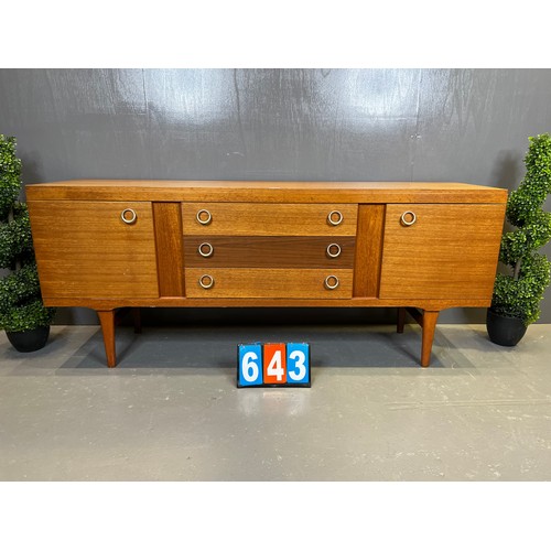 643 - Mid century teak sideboard