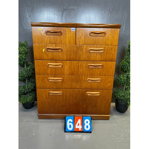 648 - Meredew mid century tall boy