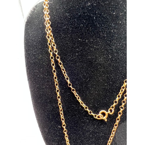 288 - 9ct Gold chain & pendant 4.2g