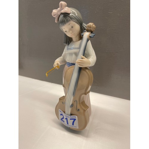 217 - Nao by Lladro figure girl playing