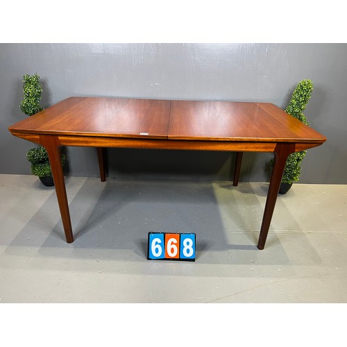 668 - McIntosh large dining table (mid century)