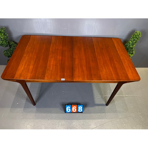 668 - McIntosh large dining table (mid century)