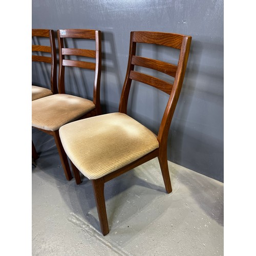 673 - Set of 4 Nathan teak chairs