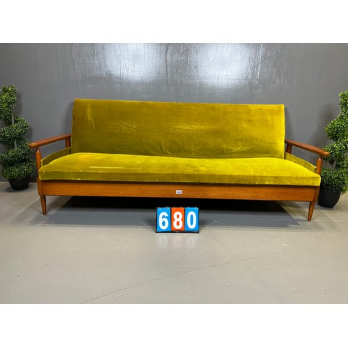 680 - Danish? day bed teak sofa