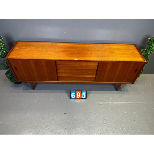 695 - Nils Jonsson Danish teak sideboard (veneer damaged on side)