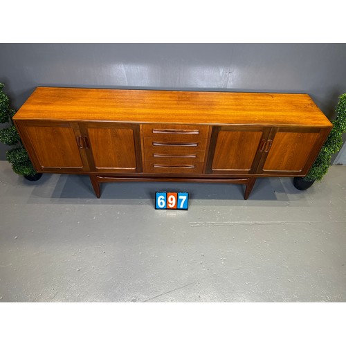 697 - G-plan fresco sideboard teak mid century