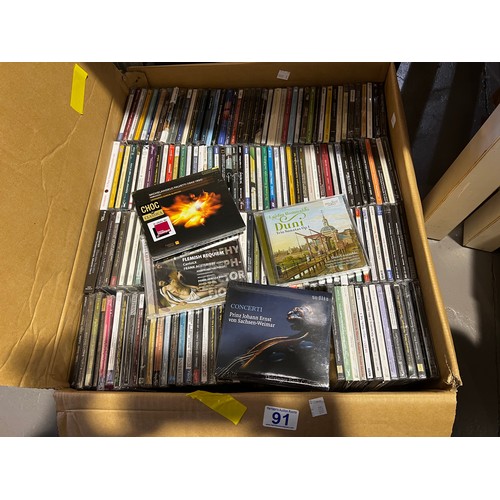 91 - Approx 170 classical cd's opera unopened