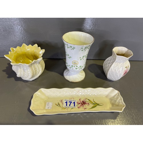 171 - 4 Pieces Belleek china