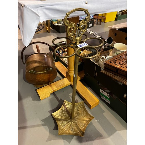 200 - Brass umbrella stand