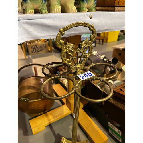 200 - Brass umbrella stand