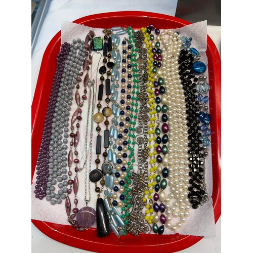 351 - 3 Trays costume jewellery