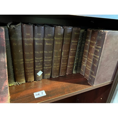 360j - Collection 'the hackney stud books' c1896-1910