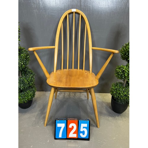 725 - Ercol blonde carver chair