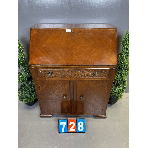 728 - Oak bureau